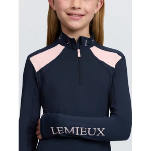 LeMieux Young Rider Mia Mesh Base Layer  - Navy in Navy