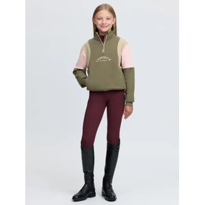 LeMieux Young Rider Viola Quarter Zip Sweat - Willow Green in Willow Green