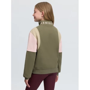 LeMieux Young Rider Viola Quarter Zip Sweat - Willow Green in Willow Green