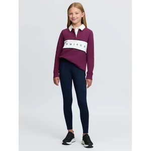 LeMieux Young Rider Riley Rugby Shirt  - Blackberry 