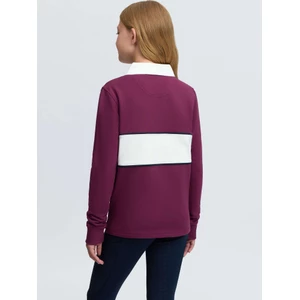 LeMieux Young Rider Riley Rugby Shirt  - Blackberry in Blackberry