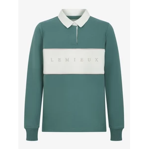 LeMieux Young Rider Riley Rugby Shirt - Aloe in Aloe