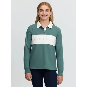 LeMieux Young Rider Riley Rugby Shirt  - Aloe 
