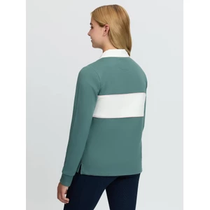 LeMieux Young Rider Riley Rugby Shirt - Aloe in Aloe
