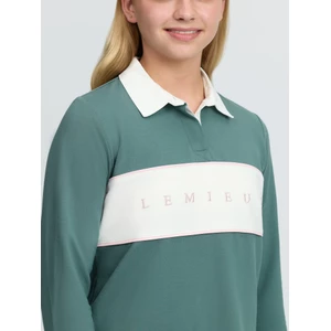 LeMieux Young Rider Riley Rugby Shirt - Aloe in Aloe