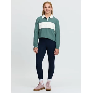 LeMieux Young Rider Riley Rugby Shirt - Aloe in Aloe