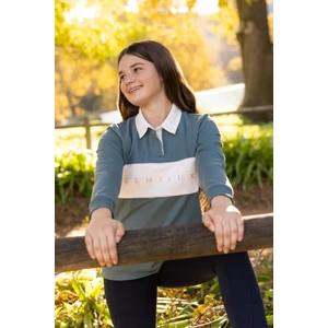 LeMieux Young Rider Riley Rugby Shirt - Aloe in Aloe