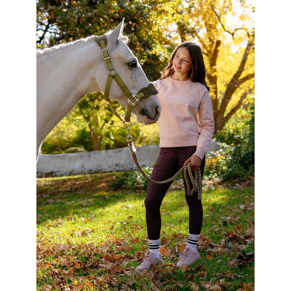 LeMieux Young Rider Shay Varsity Crew - Petal