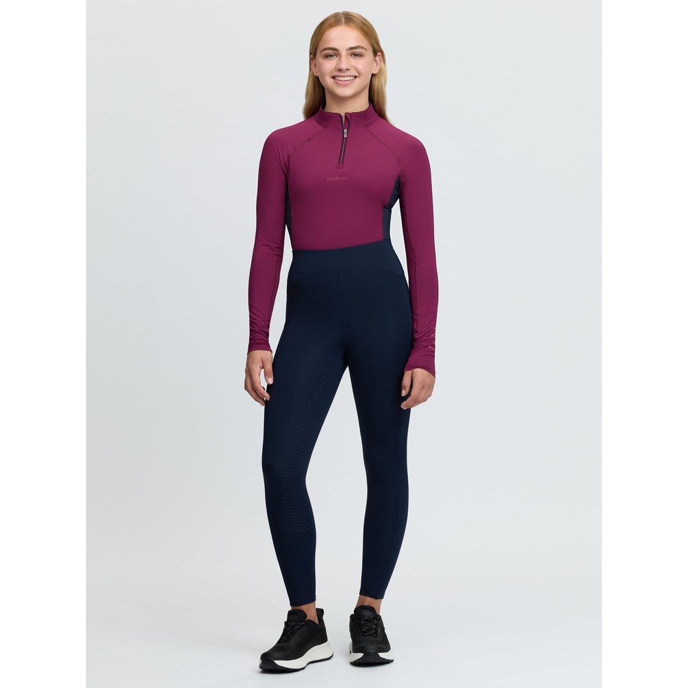 LeMieux Young Rider Nell Brushed Pull Ons  - Navy 