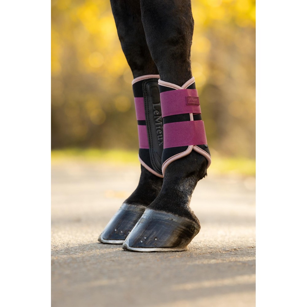 LeMieux Air-Tek Grafter Brushing Boots  - Blackberry 