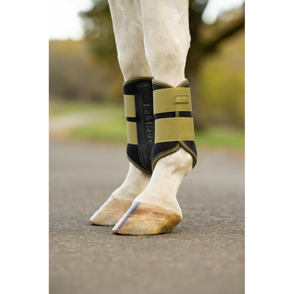 LeMieux Air-Tek Grafter Brushing Boots  - Gooseberry 