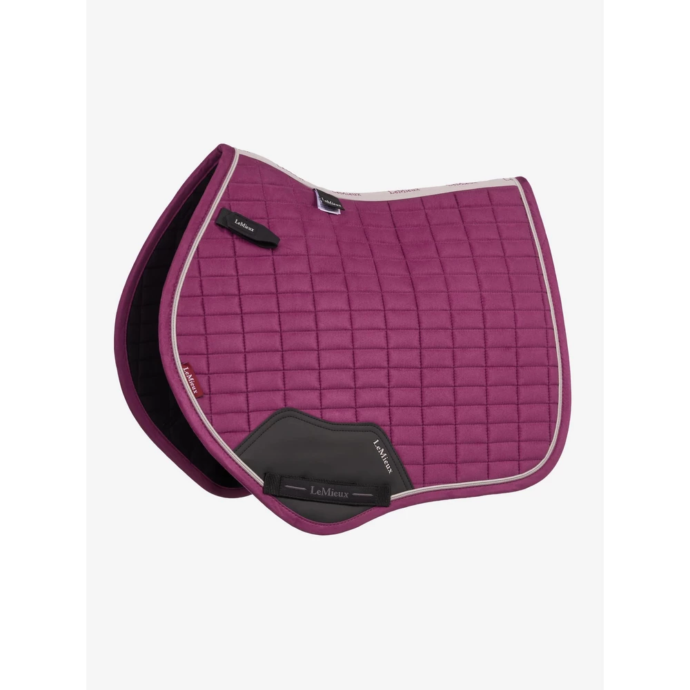 LeMieux Suede Close Contact Square  - Blackberry in Blackberry