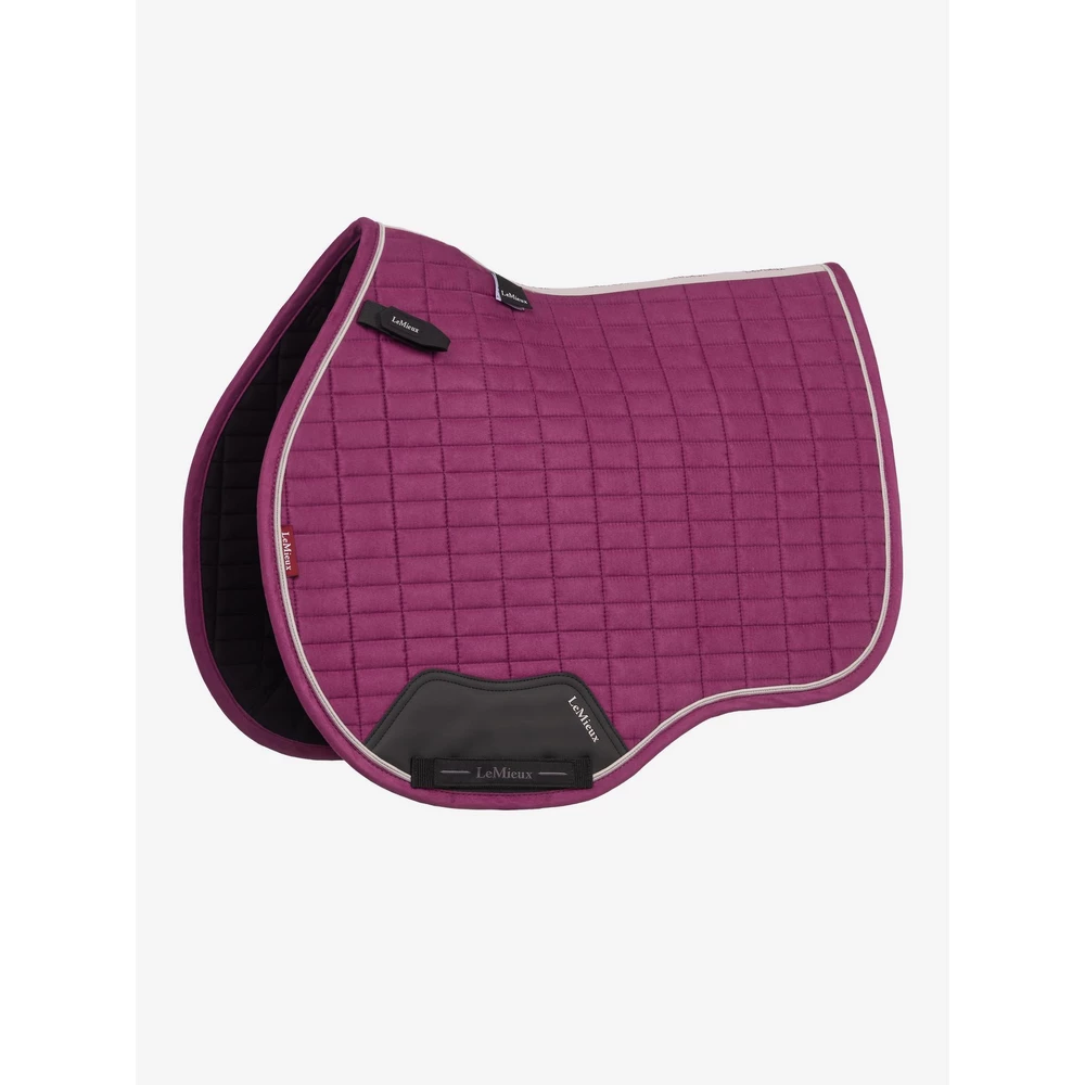 LeMieux Suede GP Square  - Blackberry in Blackberry