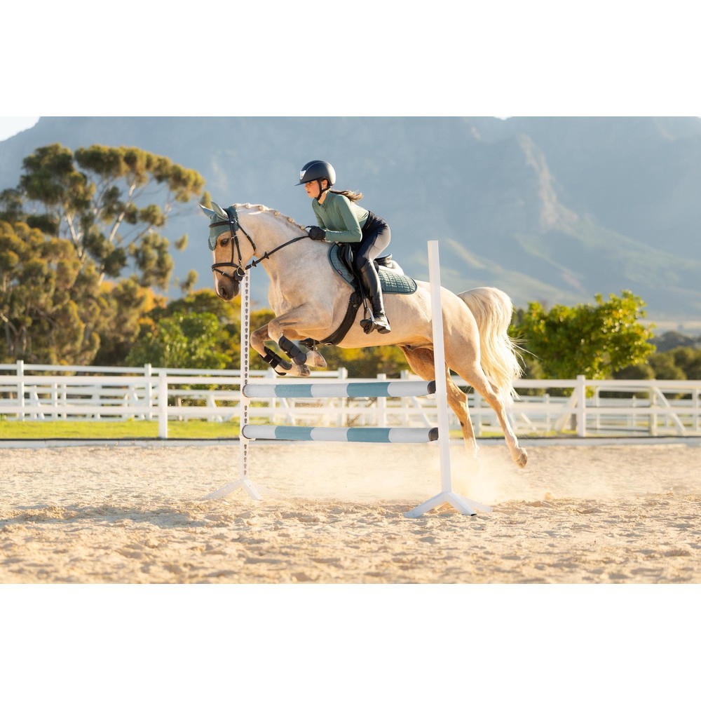 LeMieux Merino+ Suede Classic Close Contact Square - Aloe