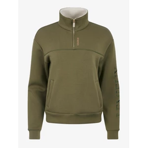 LeMieux Scarlet Quarter Zip Sweat - Willow Green in Willow Green