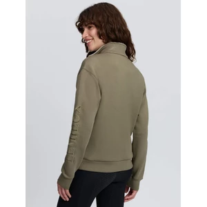 LeMieux Scarlet Quarter Zip Sweat - Willow Green in Willow Green