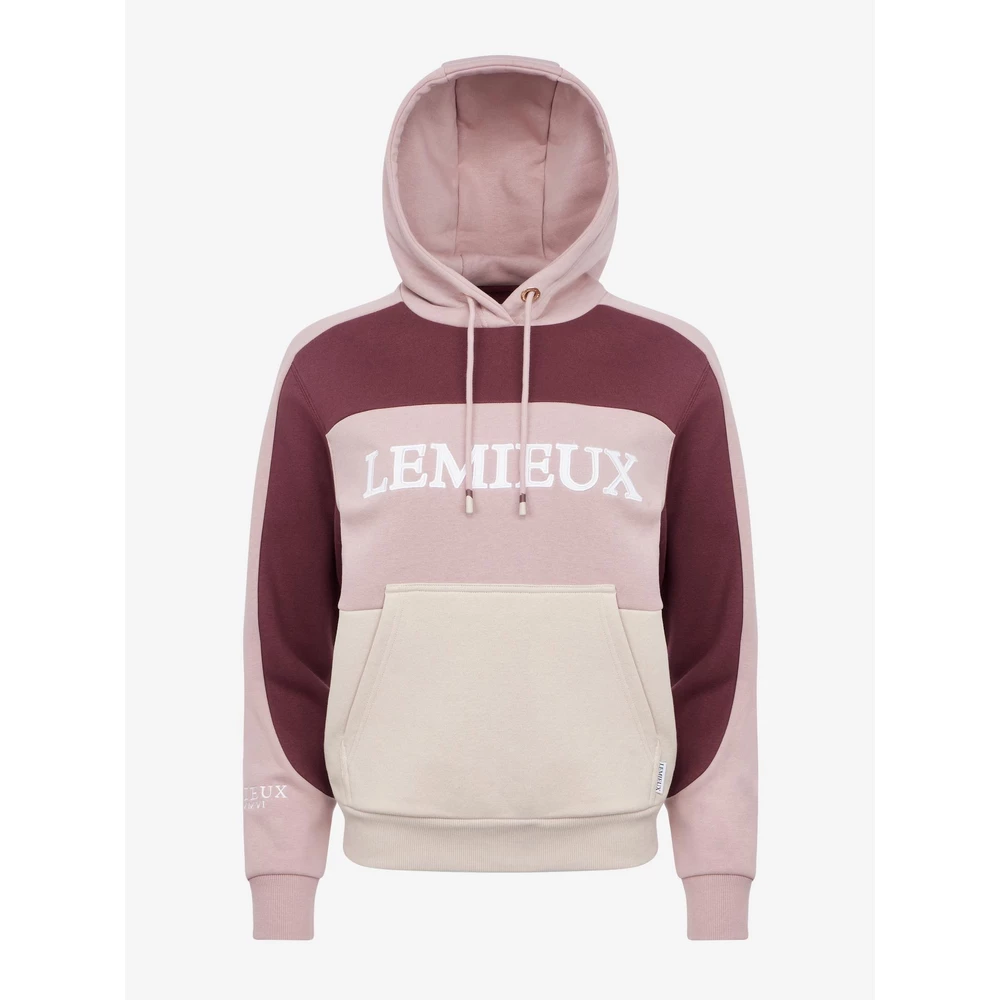 LeMieux Kadie Colour Block Hoodie - Wild Rose in Wild Rose