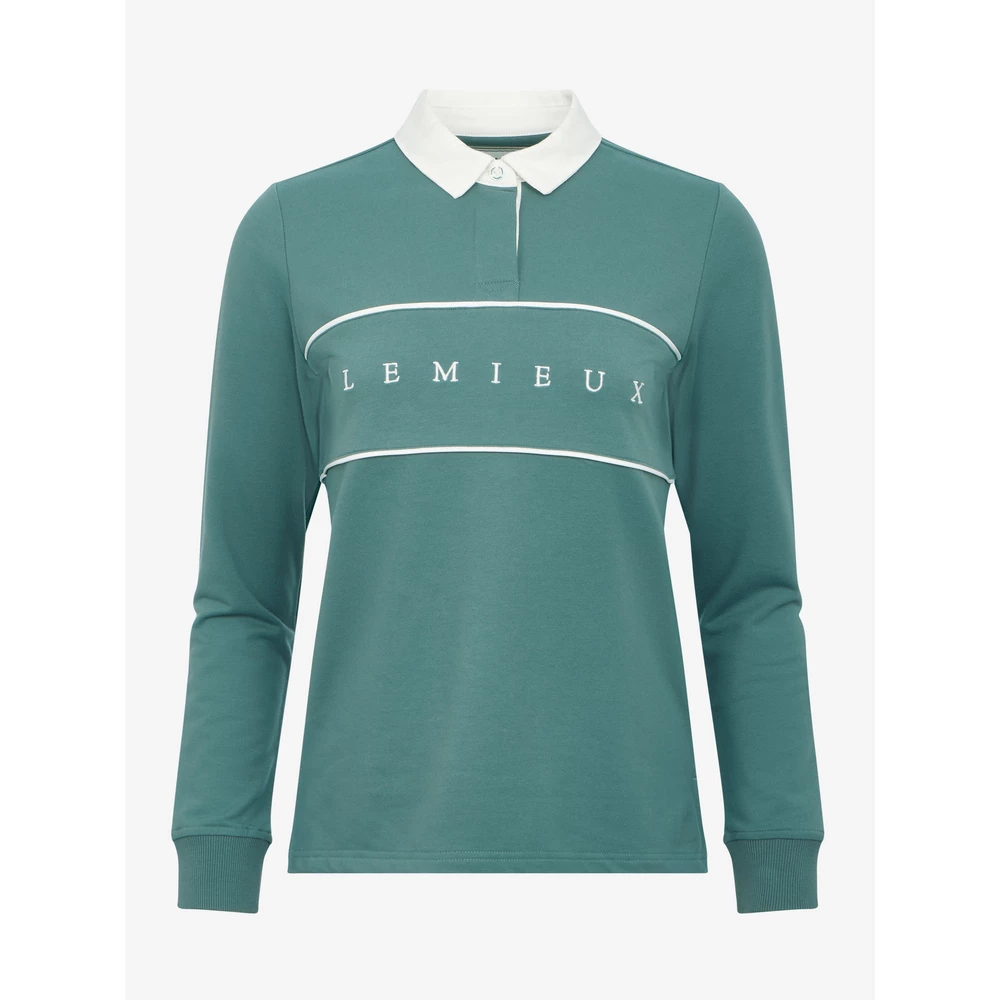 LeMieux Rochelle Rugby Shirt  - Aloe in Aloe