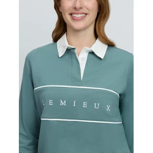 LeMieux Rochelle Rugby Shirt  - Aloe in Aloe
