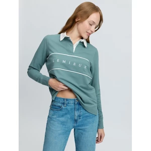 LeMieux Rochelle Rugby Shirt  - Aloe in Aloe