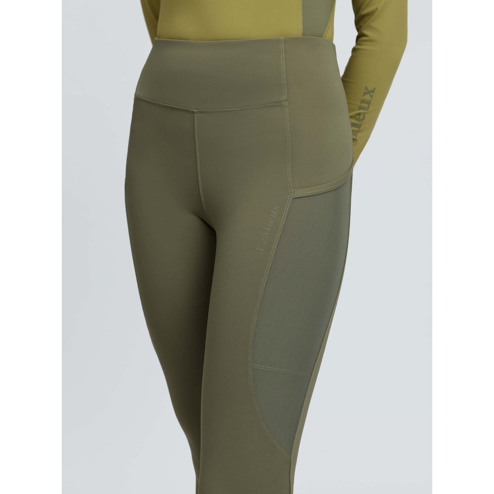 LeMieux Naomi Pull On Breeches - Willow Green