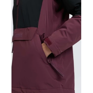 LeMieux Phoebe Half Zip Waterproof Anorak - Black/Bramble in Black/Bramble