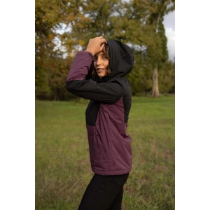 LeMieux Phoebe Half Zip Waterproof Anorak - Black/Bramble in Black/Bramble