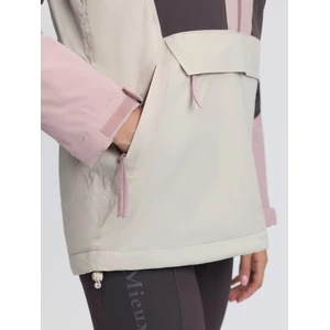 LeMieux Phoebe Half Zip Waterproof Anorak  - Wild Rose in Wild Rose
