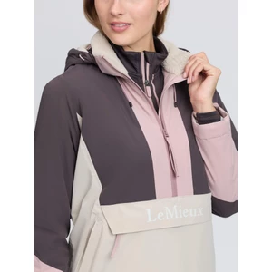 LeMieux Phoebe Half Zip Waterproof Anorak  - Wild Rose in Wild Rose