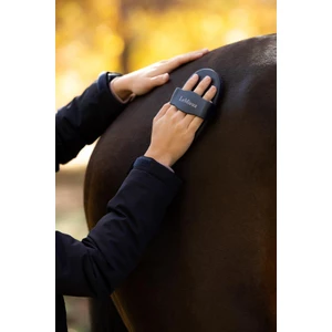 LeMieux Rubber Curry Comb - Navy in Navy