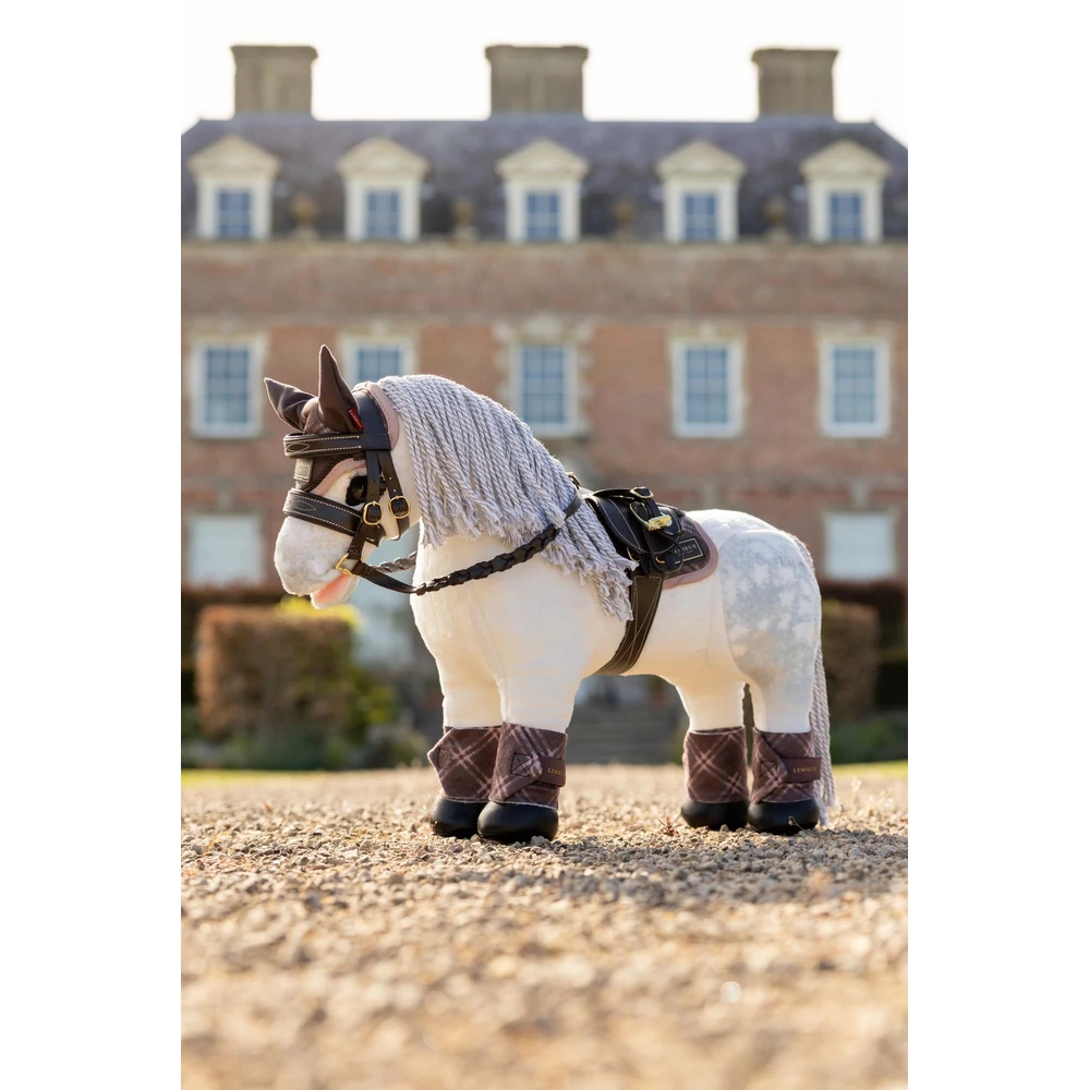 LeMieux Toy Pony Heritage Fly Hood - Cocoa in Cocoa