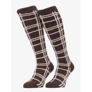 LeMieux Heritage Check Fluffies - Cocoa in Cocoa