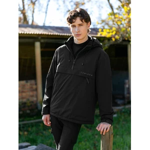 LeMieux Mens Waterproof Anorak  - Black in Black