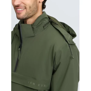 LeMieux Mens Waterproof Anorak - Olive in Olive