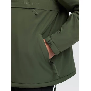 LeMieux Mens Waterproof Anorak - Olive in Olive