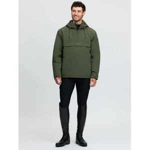LeMieux Mens Waterproof Anorak - Olive in Olive
