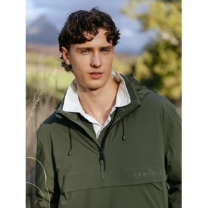 LeMieux Mens Waterproof Anorak - Olive in Olive