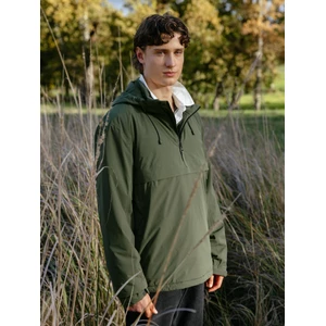 LeMieux Mens Waterproof Anorak - Olive in Olive