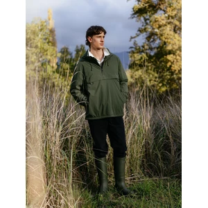 LeMieux Mens Waterproof Anorak - Olive in Olive