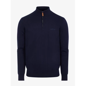 LeMieux Mens Quarter Zip Knit - Navy in Navy