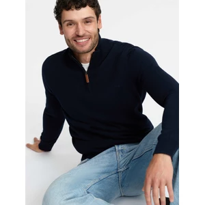 LeMieux Mens Quarter Zip Knit - Navy in Navy
