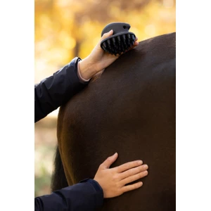 LeMieux Massage Brush  - Navy in Navy