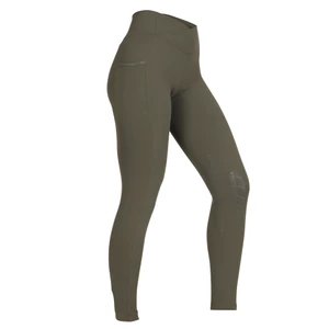 Aubrion React Crossover Riding Tights - Khaki in Khaki