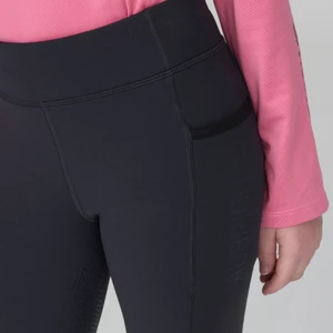 Aubrion React Winter Riding Tights- Young Rider - Charcoal in Charcoal