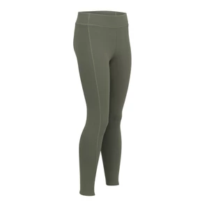 Aubrion React Winter Riding Tights- Young Rider - Khaki in Khaki