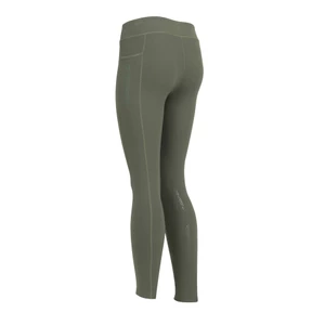 Aubrion React Winter Riding Tights- Young Rider - Khaki in Khaki
