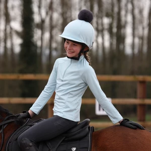 Aubrion React Winter Base Layer - Young Rider - Arctic Blue in Arctic Blue
