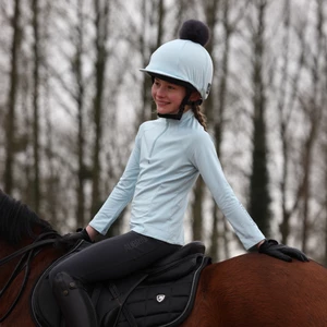 Aubrion React Winter Base Layer - Young Rider - Arctic Blue in Arctic Blue