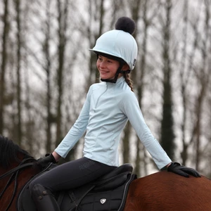 Aubrion React Winter Base Layer - Young Rider - Arctic Blue in Arctic Blue