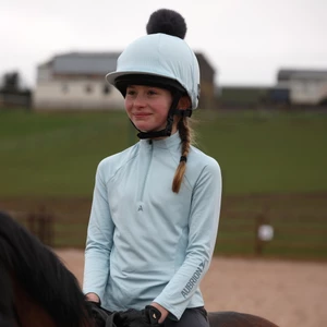 Aubrion React Winter Base Layer - Young Rider - Arctic Blue in Arctic Blue